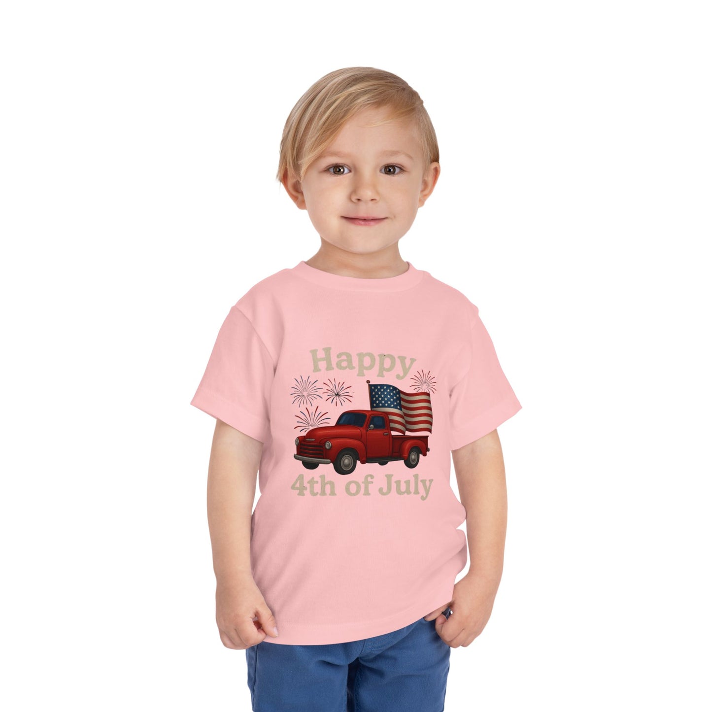 4th of July Truck Tee - Happy Independence Day!