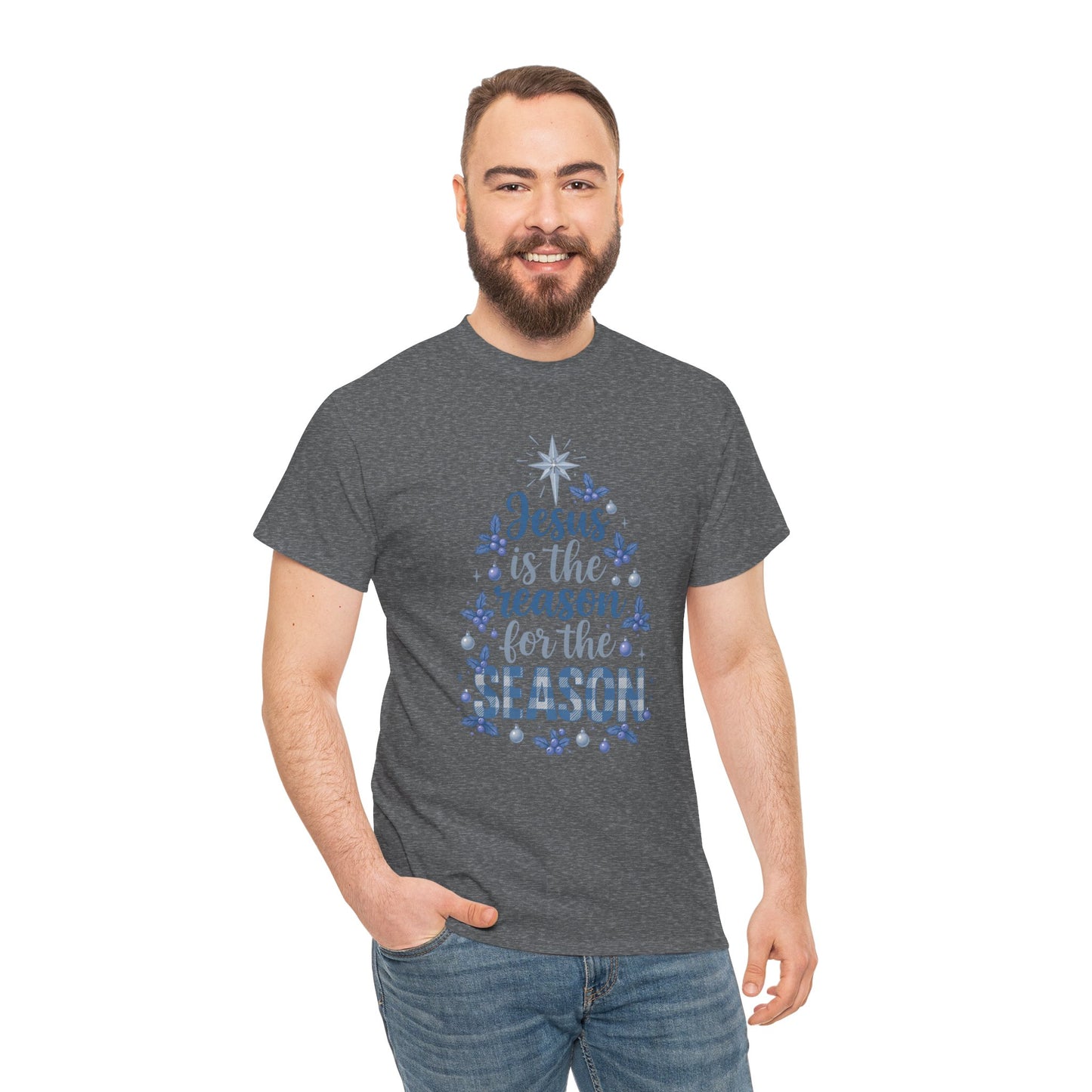 Jesus is the Reason Christmas Tree Tee