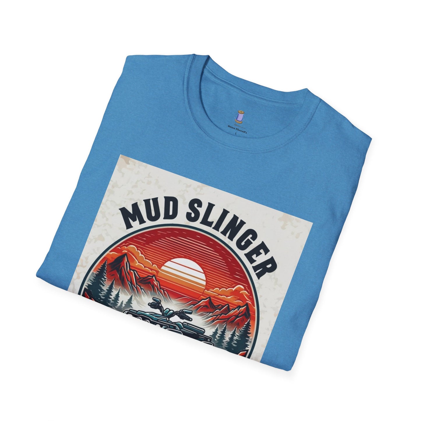 Mud Slinger Unisex Softstyle T-Shirt, Adventure Tee, Off-Road Enthusiast Shirt, Gift for Mud Lovers, Outdoor Sportswear, Gettin Dirty Tee