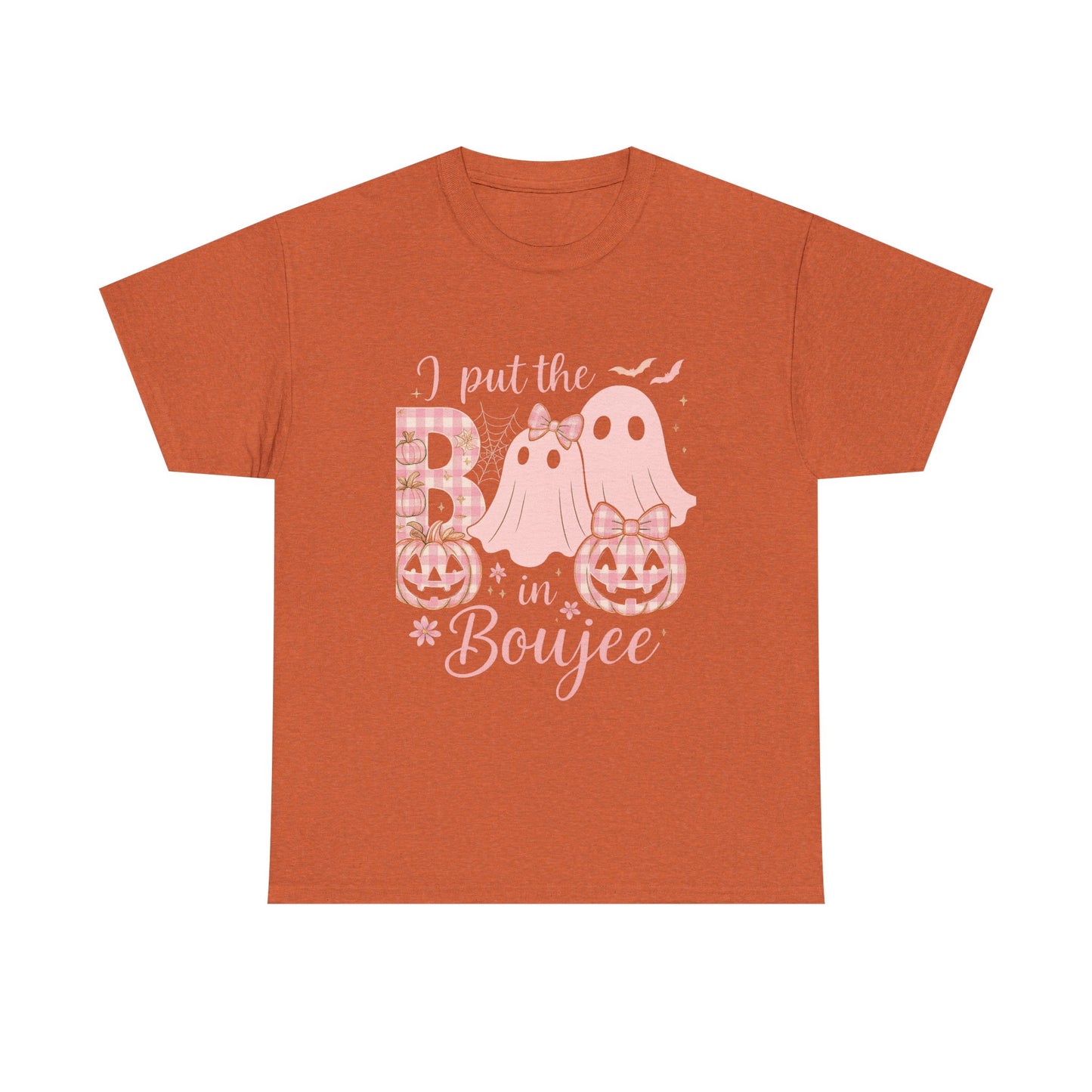 I Put The B In Boujee Pink Halloween Tee