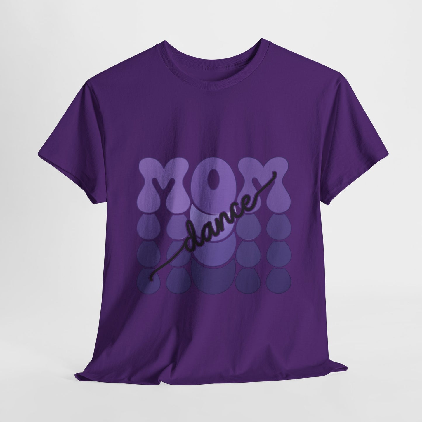 MOM Dance – Purple Letter Stage Spirit Tee
