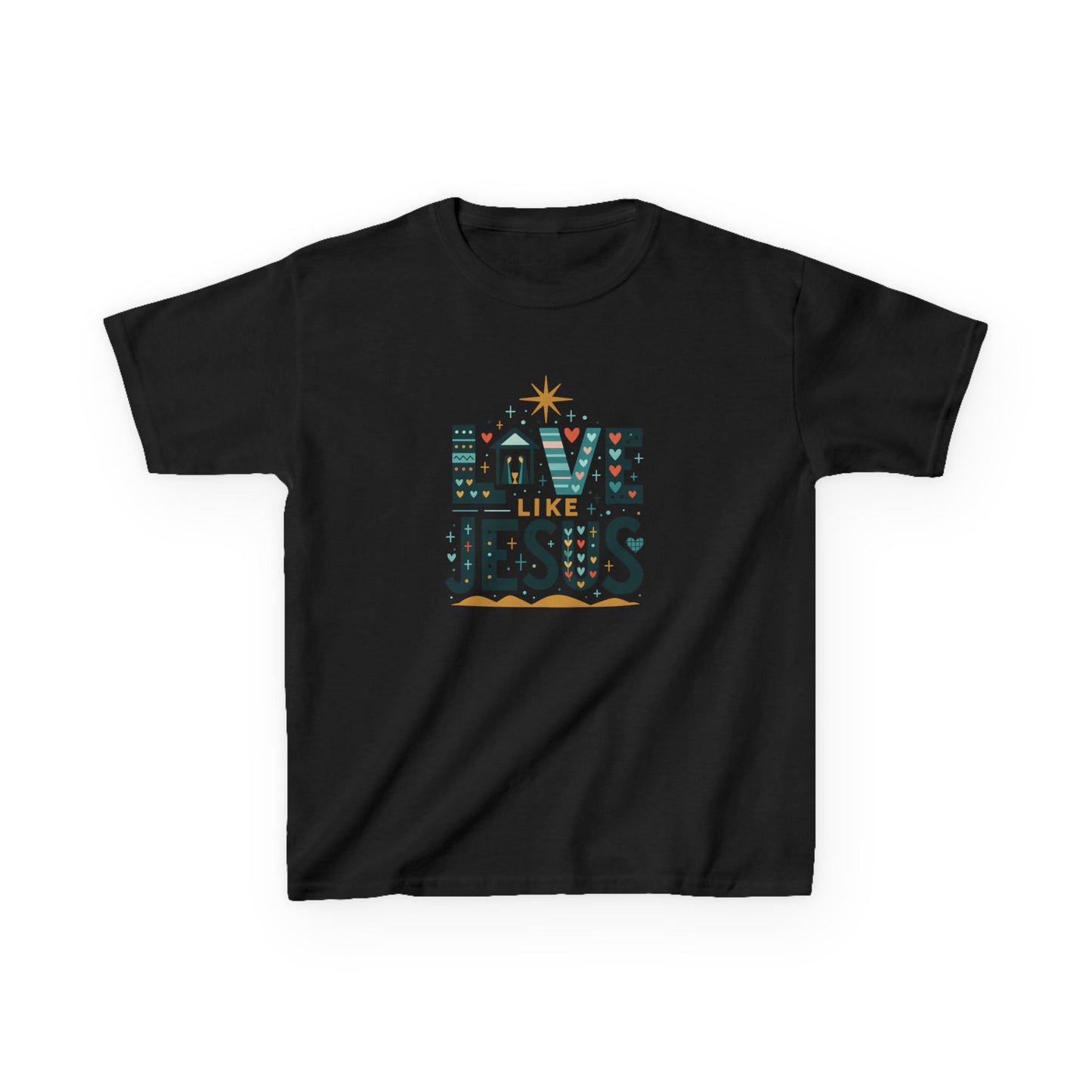 Love Like Jesus - Dino Christmas Tee