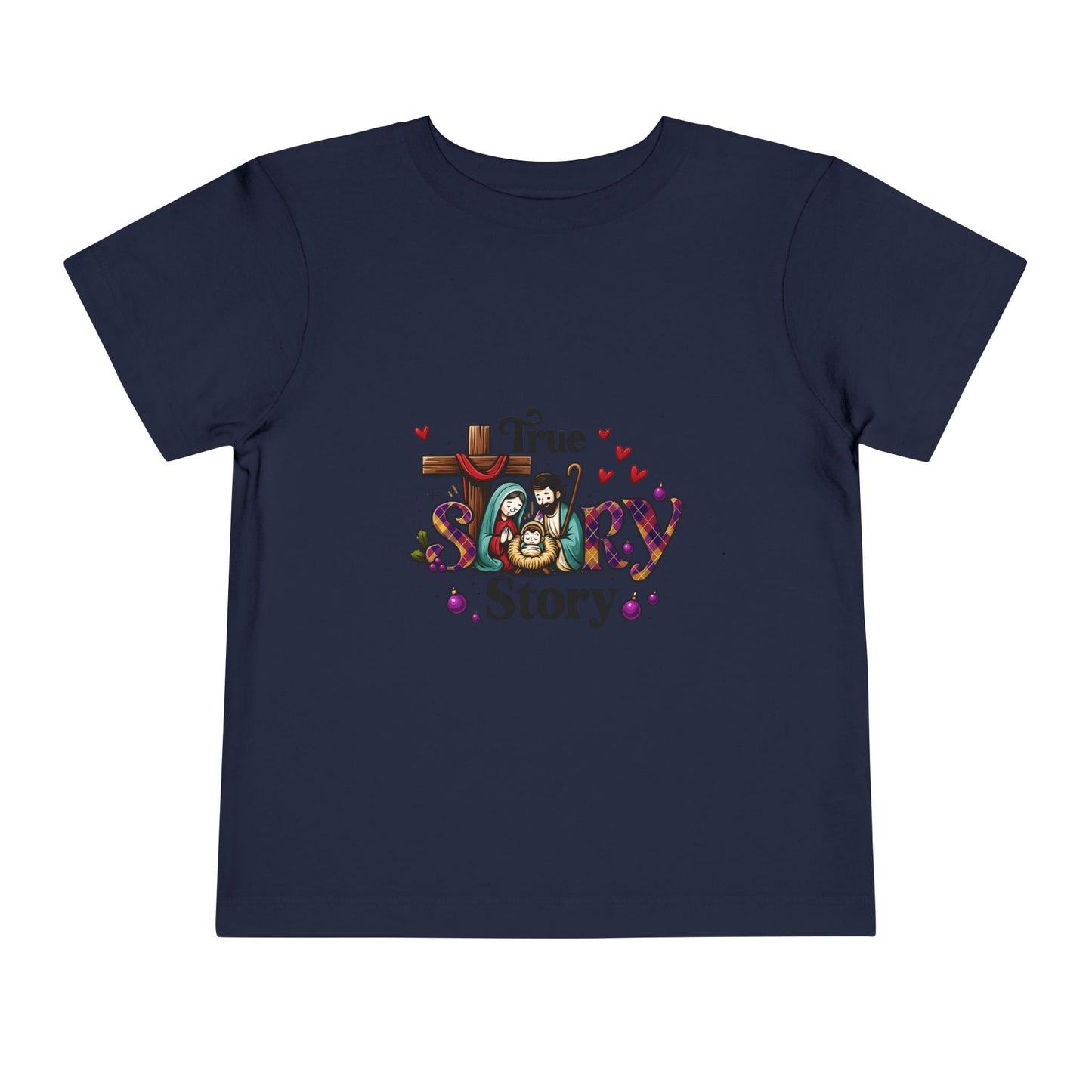 True Story Nativity Toddler Christmas Tee