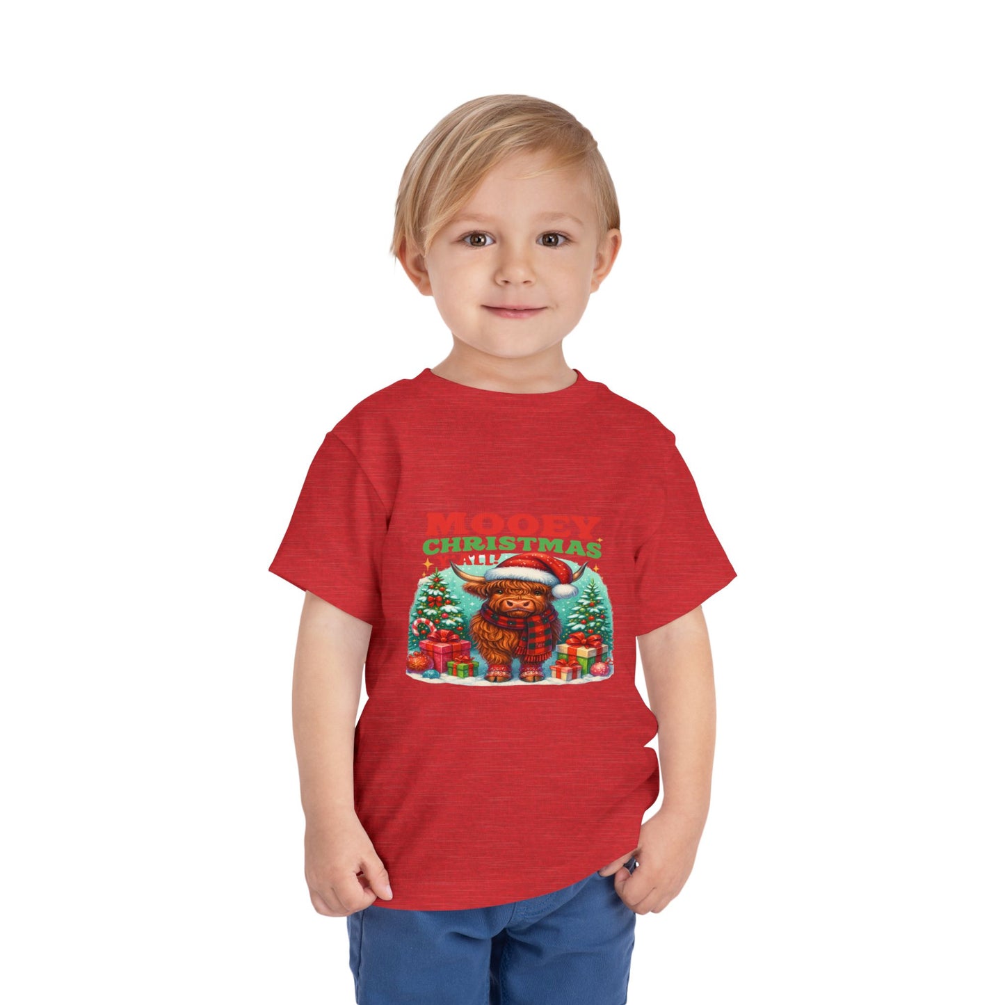 Mooey Christmas Y'all! Toddler Tee