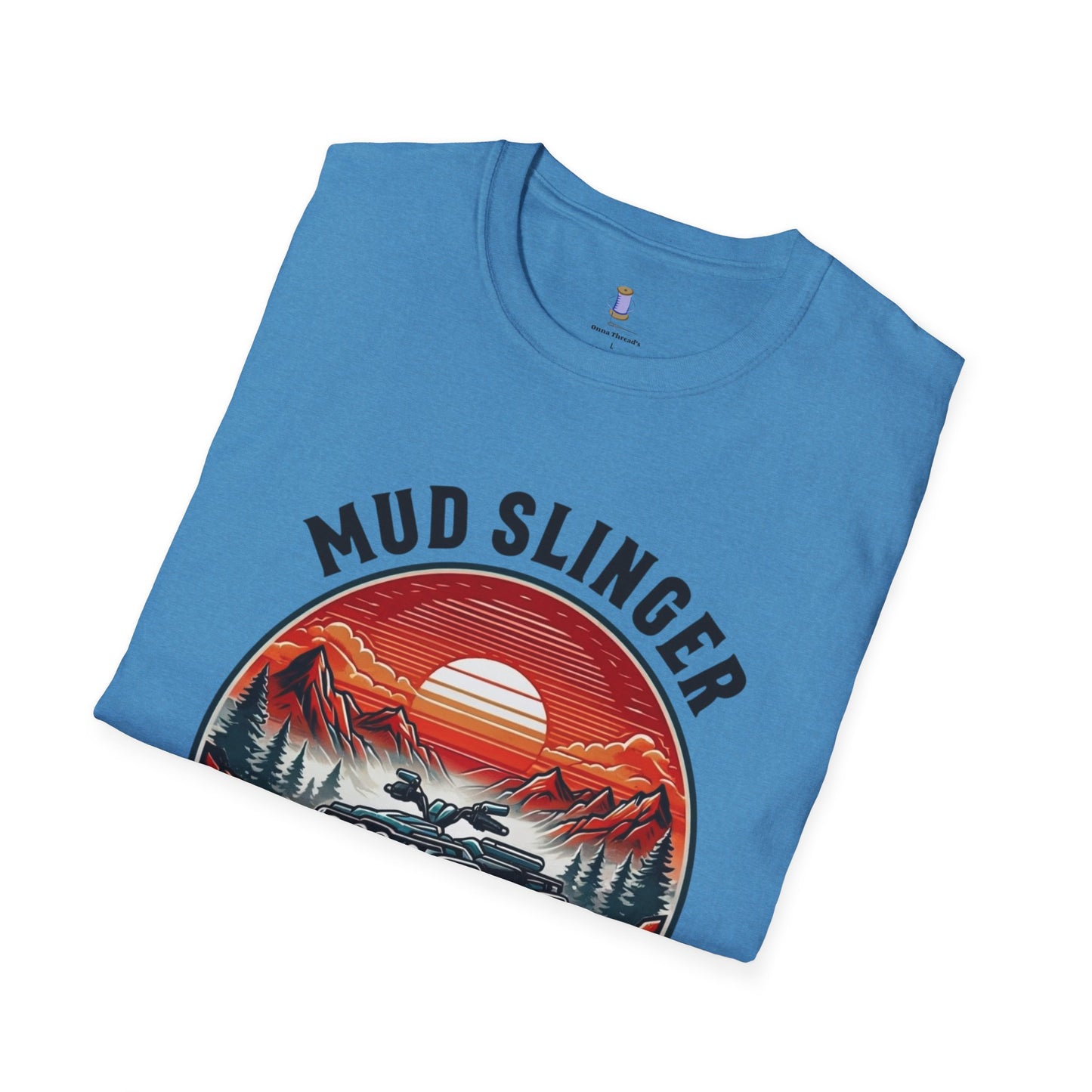 Mud Slinger Unisex Softstyle T-Shirt, Adventure Tee, Off-Road Enthusiast Shirt, Gift for Mud Lovers, Outdoor Sportswear, Gettin Dirty Tee