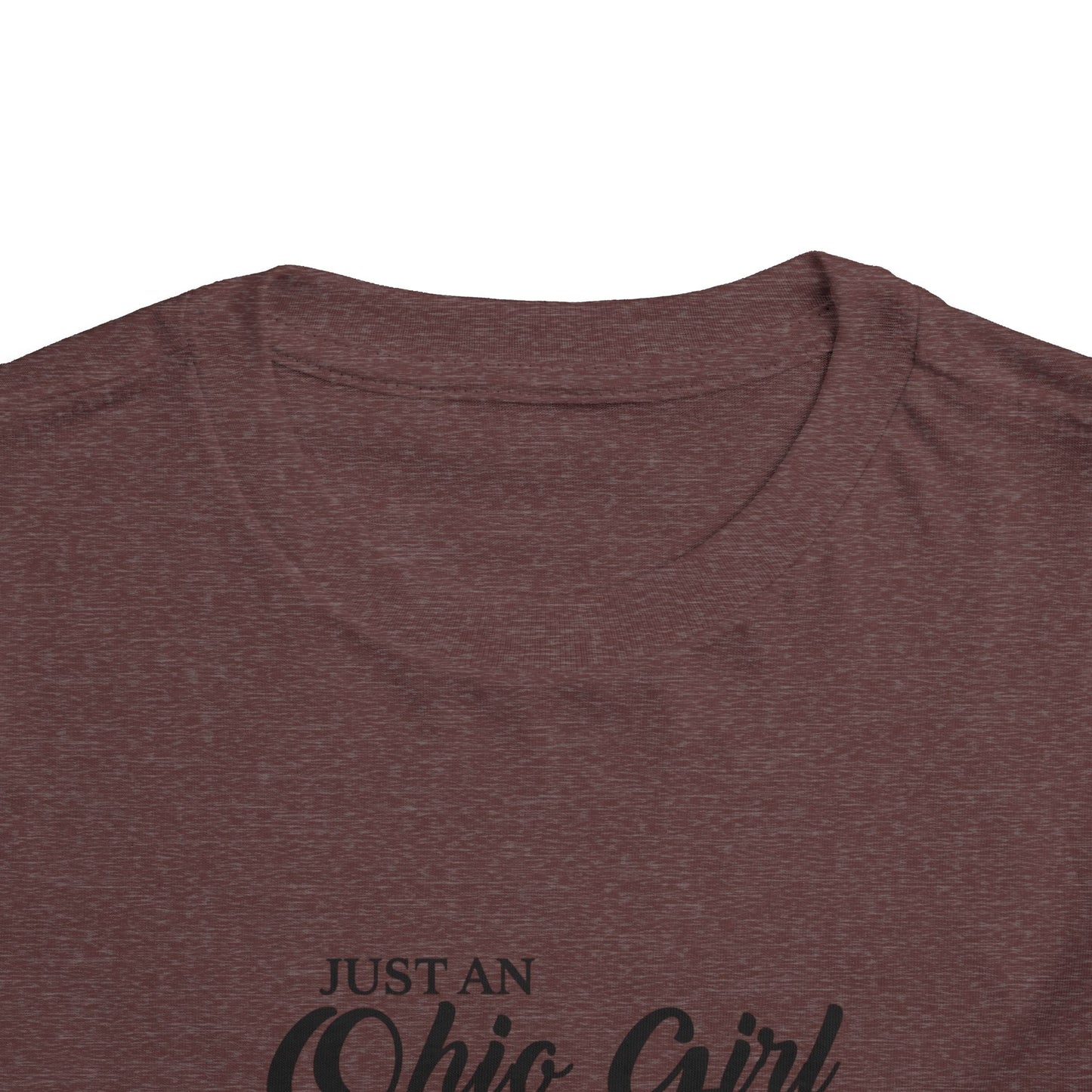 Toddler Tee Ohio Girl in North Carolina World Design Shirt