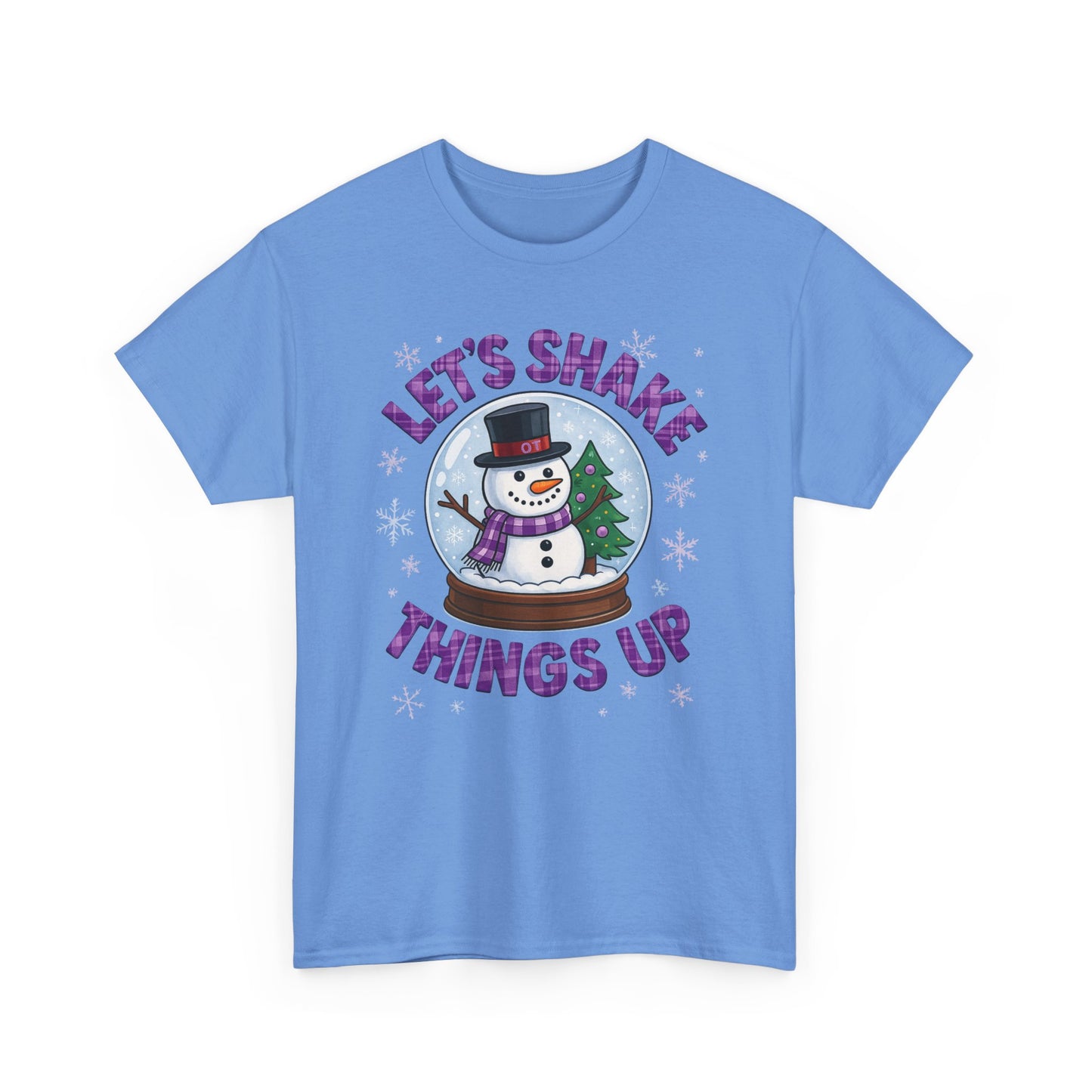 Snow Globe Tee with Let's Shake Things Up Design