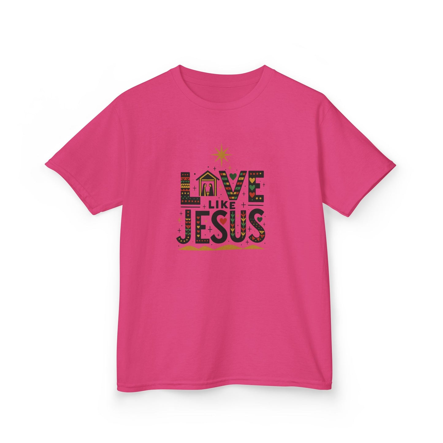 Live Like Jesus Christmas Dinosaur Tee