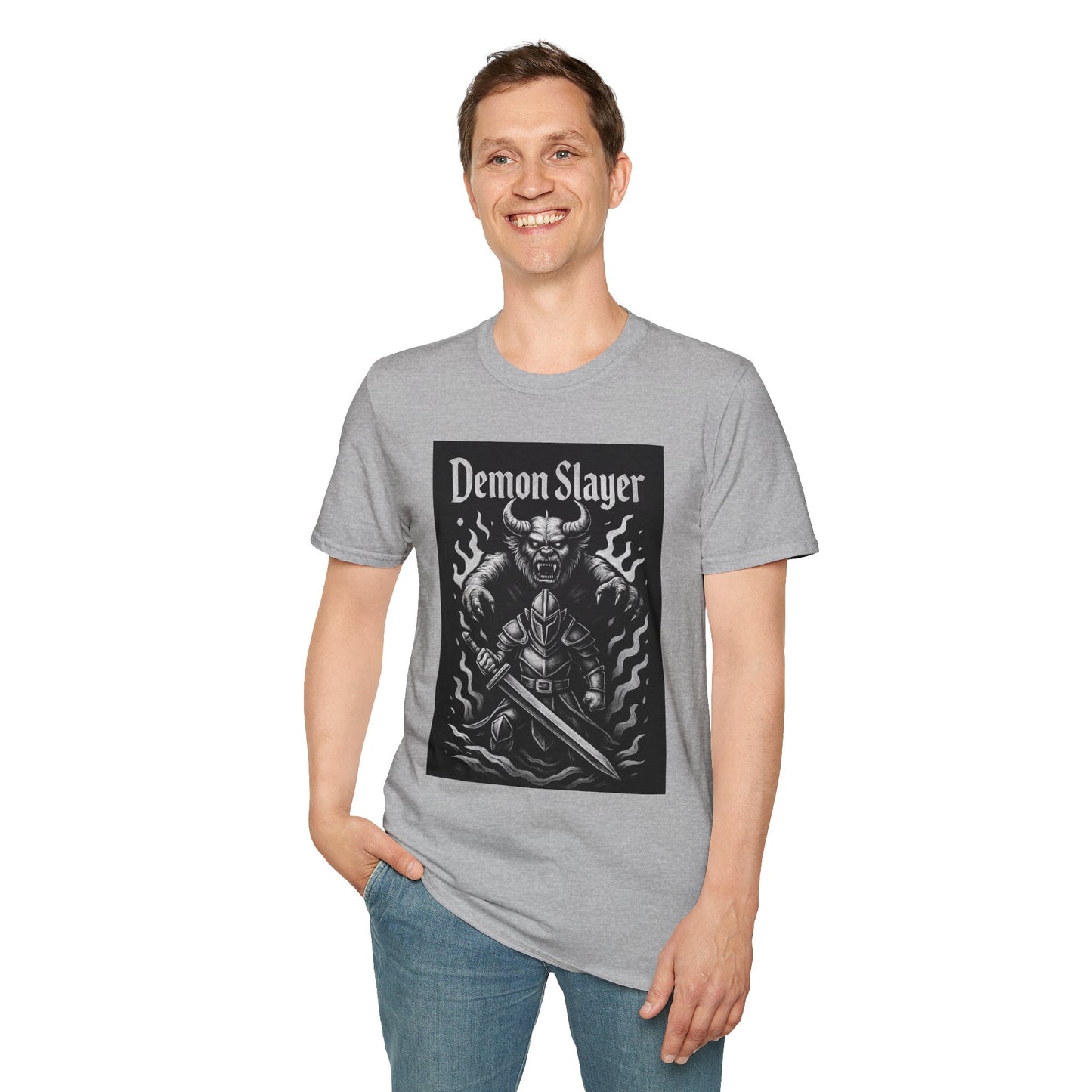 Demon Slayer Graphic T-Shirt, Anime Fan Gift, Casual Wear, Unisex Tee, Cool Graphic Tee, Gift for Gamers, Birthday Apparel