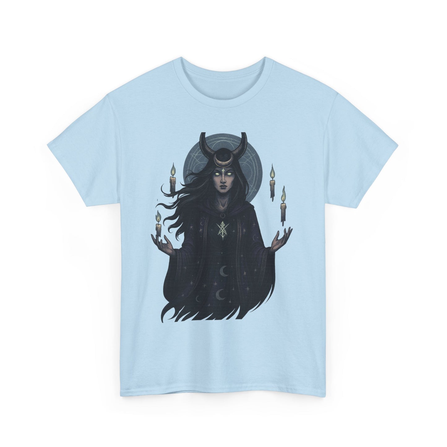 Moonlit Sorceress – Enchanted Candlelight Tee