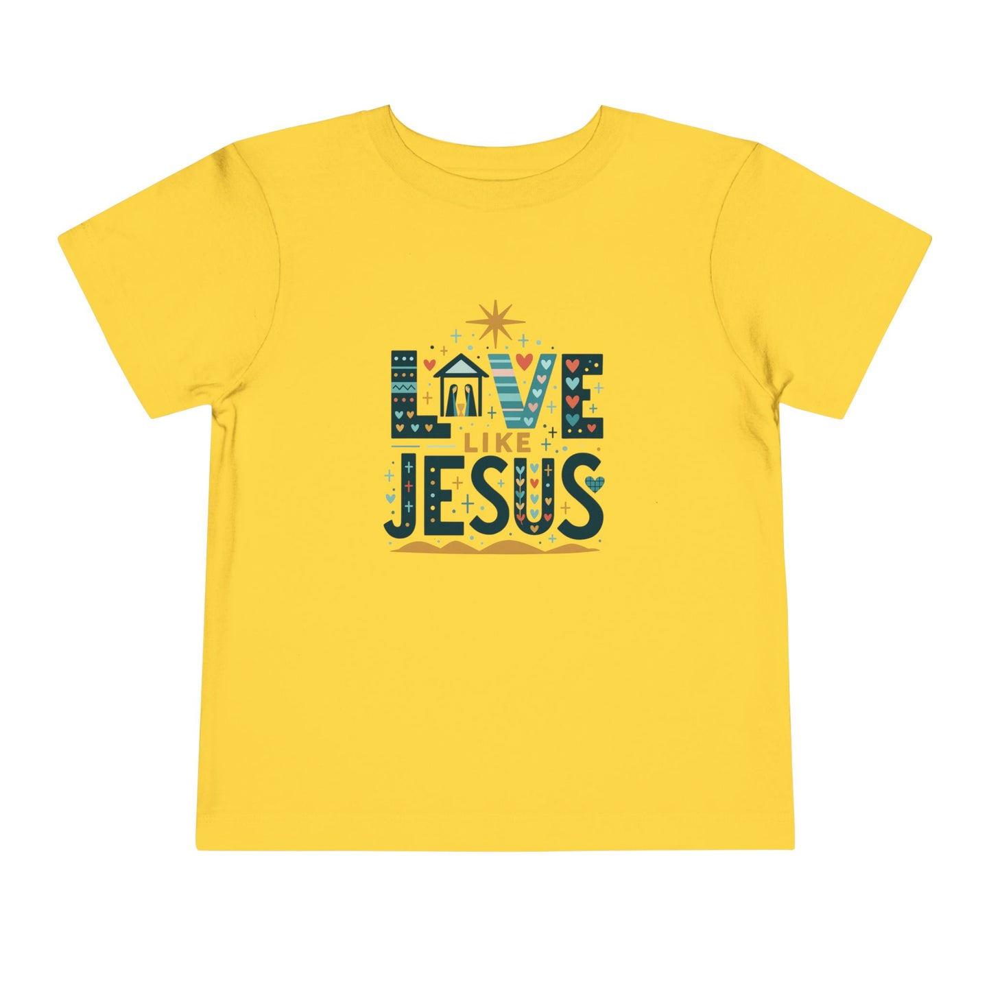 Love Like Jesus Christmas Tee - Toddler Holiday Shirt