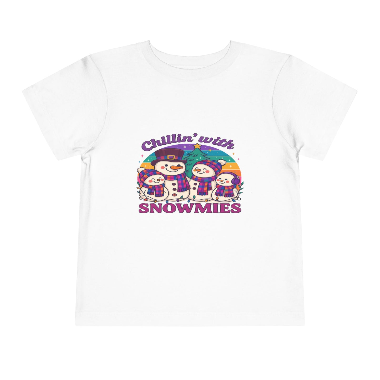 Chillin' with Snowmies Toddler Christmas Tee