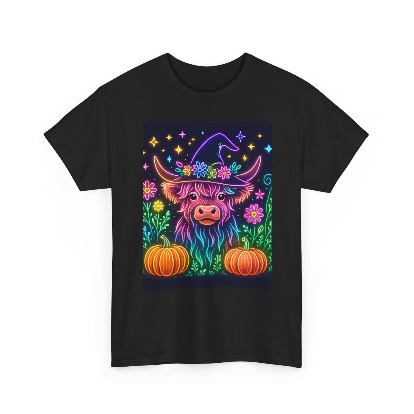 Neon Halloween Highland Tee