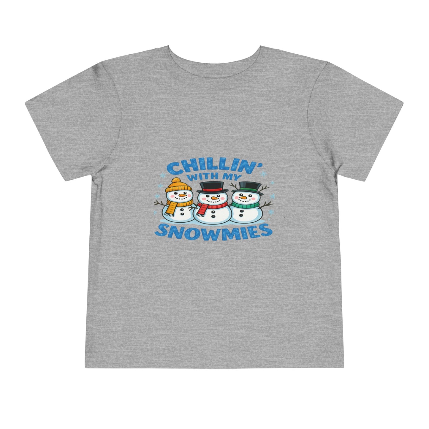 Chillin' with My Snowmies Toddler Christmas Tee