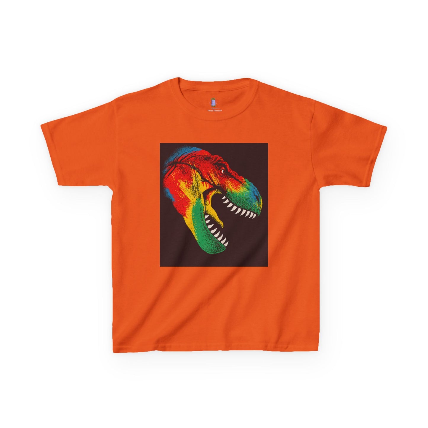 Colorful Dinosaur Kids Tee, Fun T-Shirt for Boys and Girls, Perfect for Birthdays, Playdates, Gifts, and Holiday Celebrations