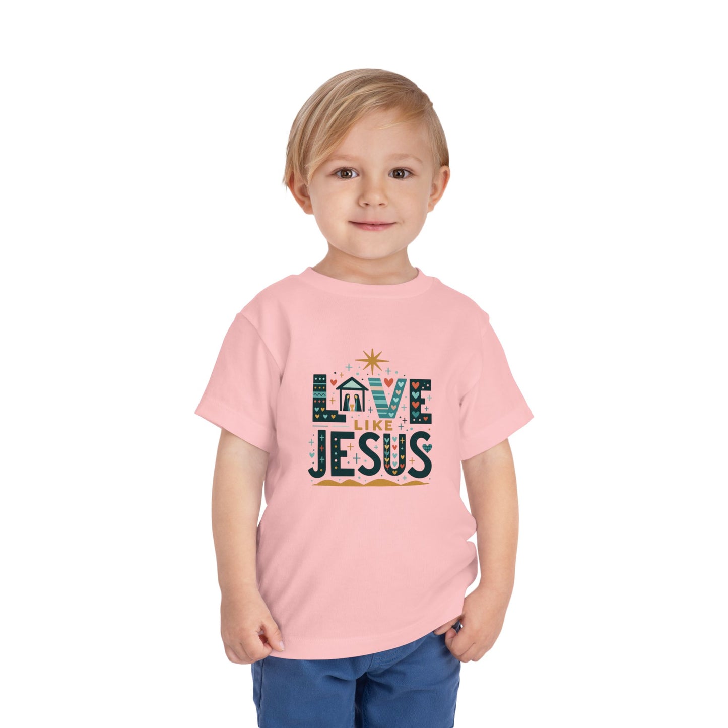 Love Like Jesus Christmas Tee - Toddler Holiday Shirt