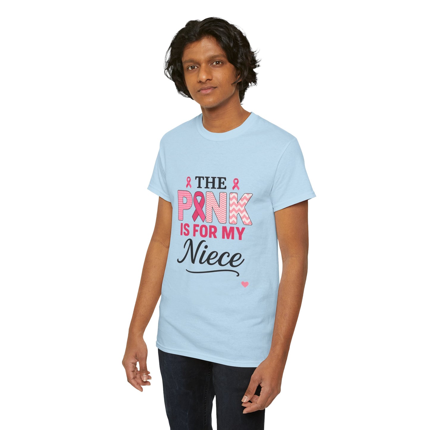 Pink Ribbon Niece Tee - Breast Cancer Awareness