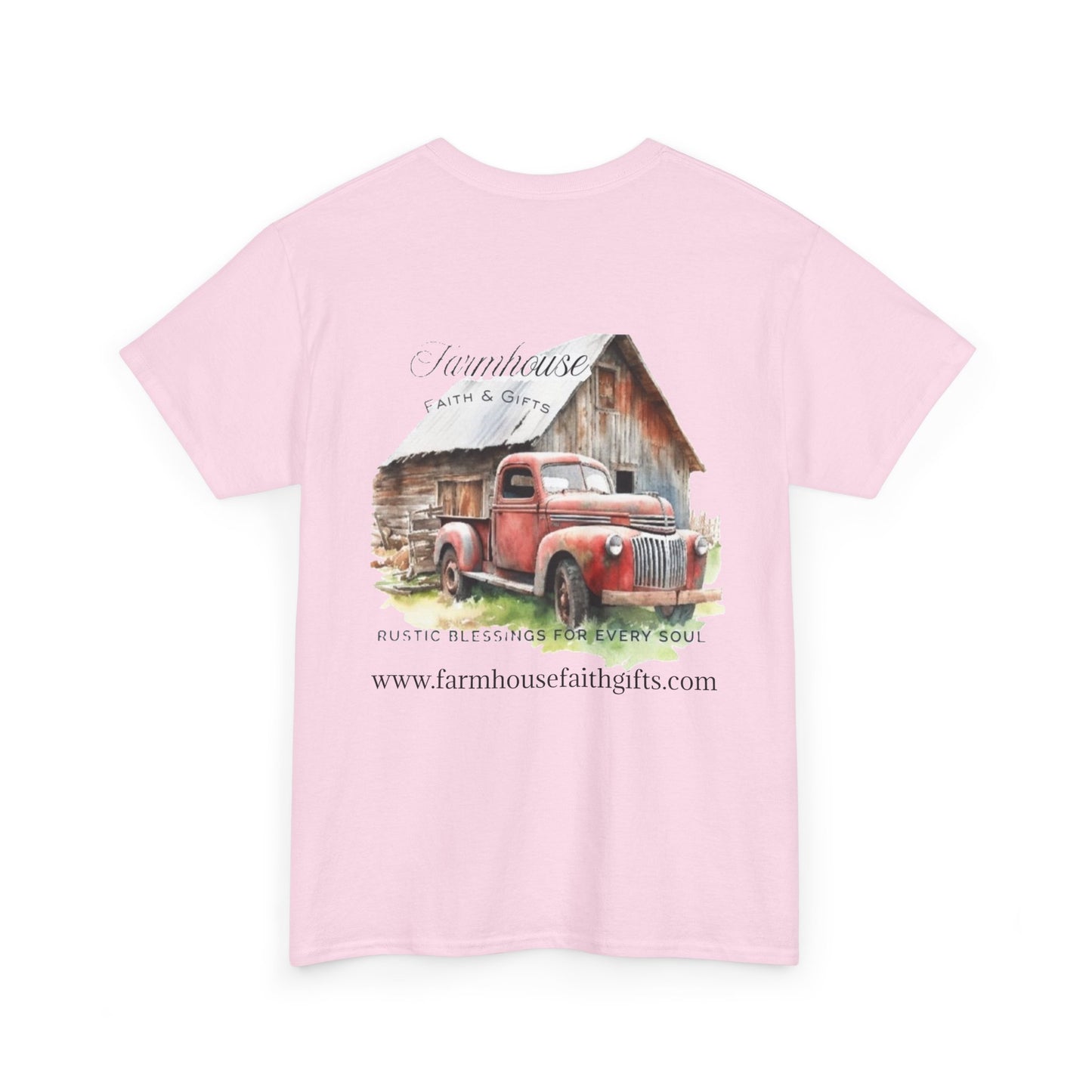 Rustic Farmhouse Unisex Tee, Country Style Shirt, Vintage Truck Tee, Back to Nature Apparel, Ideal Gift for Farm Lovers