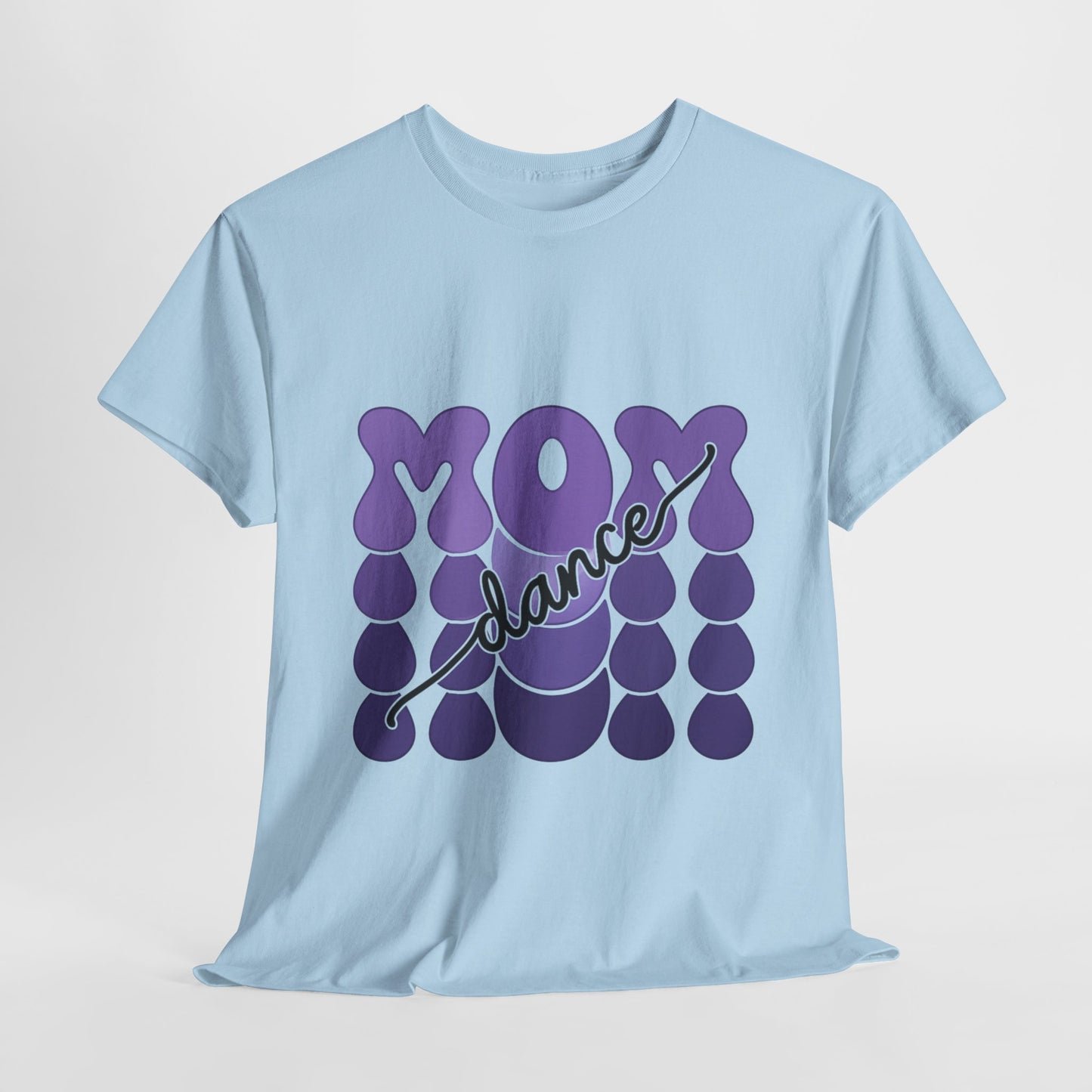 MOM Dance – Purple Letter Stage Spirit Tee