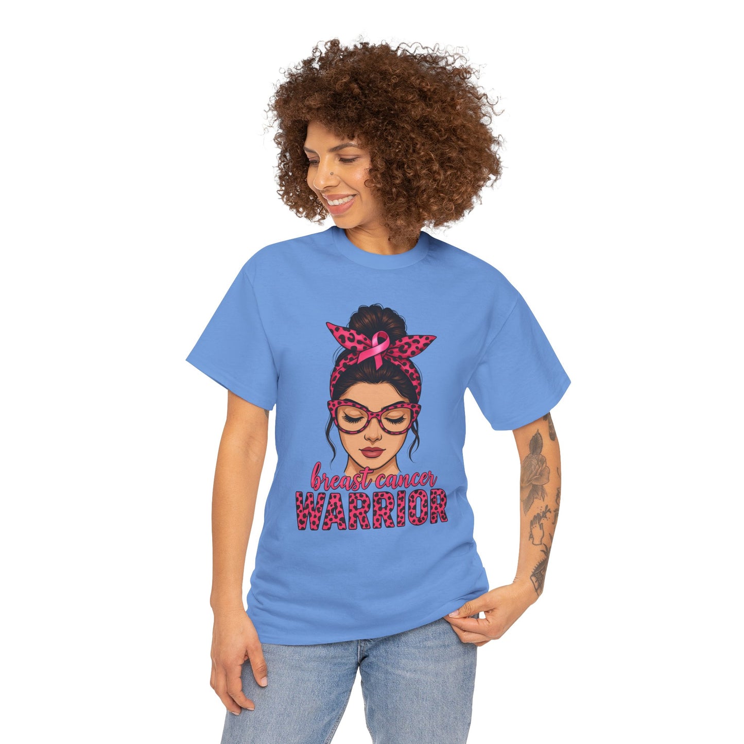 Breast Cancer Warrior Tee - Pink Ribbon Support