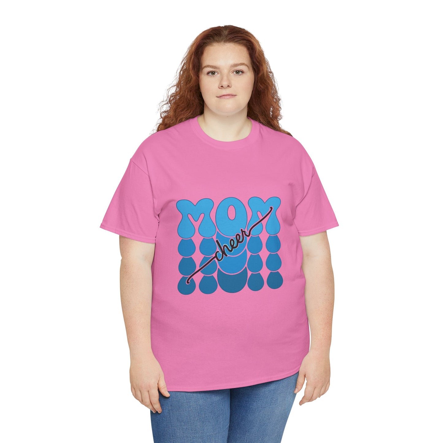 Blue Mom Cheer T-Shirt