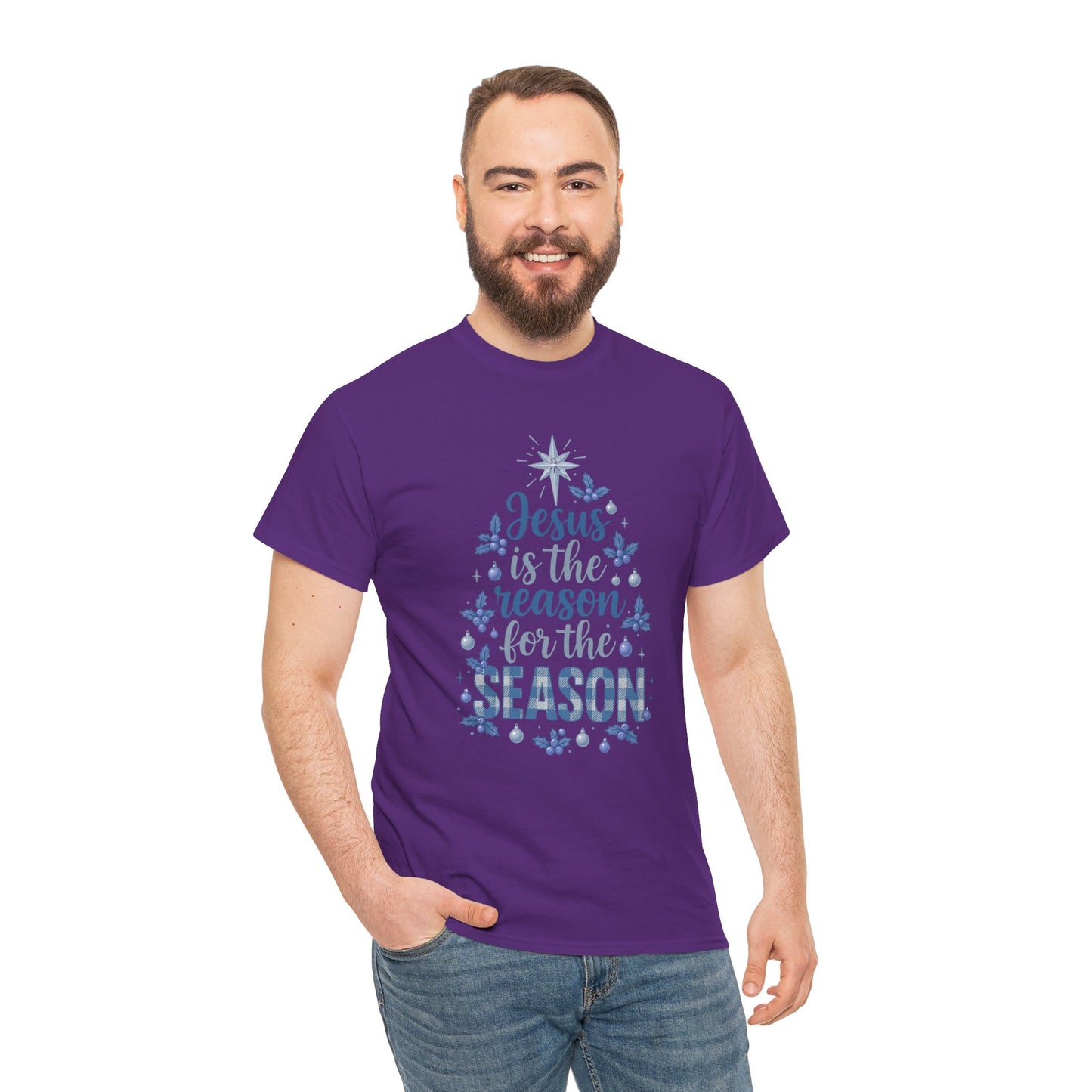 Jesus is the Reason Christmas Tree Tee