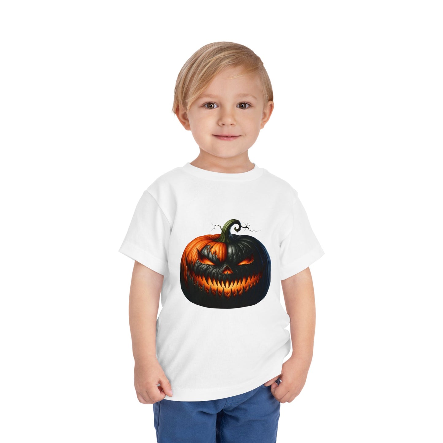 Spooky Jack-o'-Lantern Toddler Halloween Tee