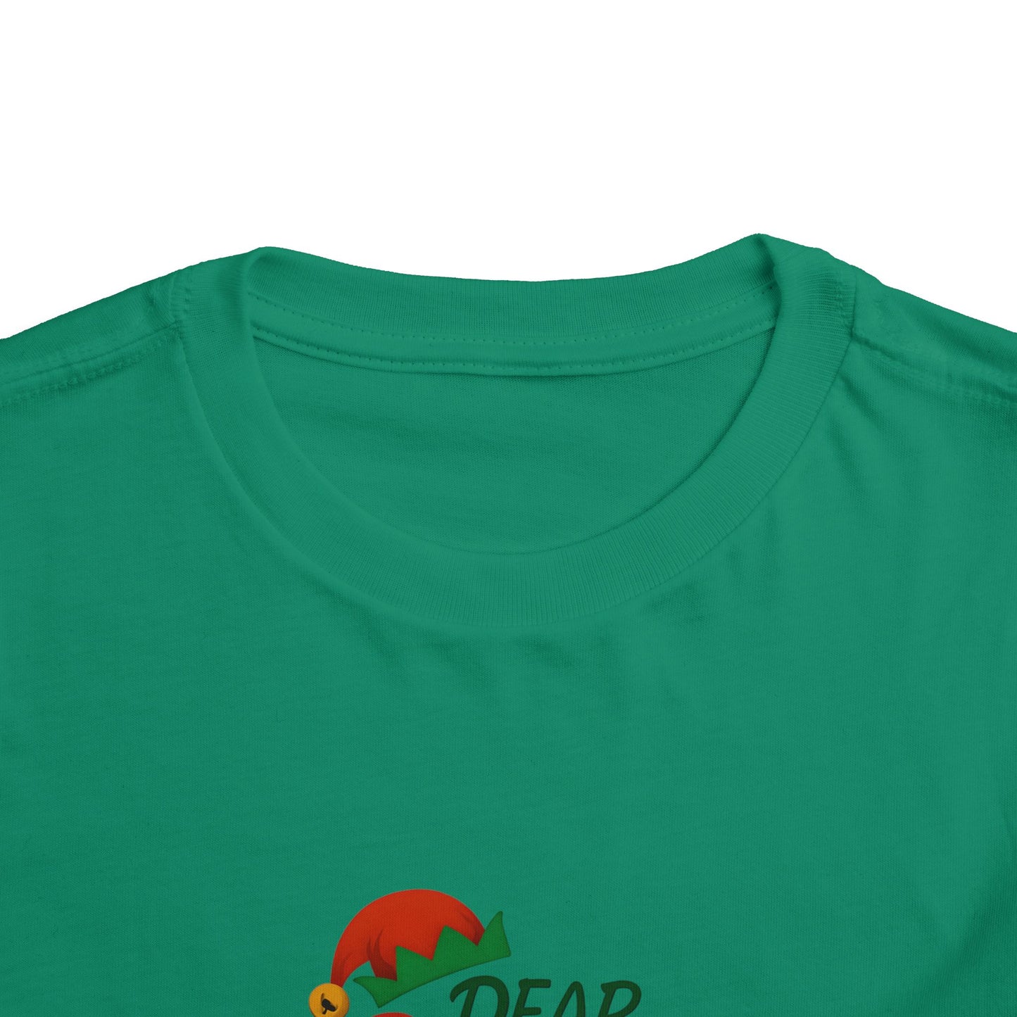 Dear Santa The Elf Lied Toddler Christmas Tee