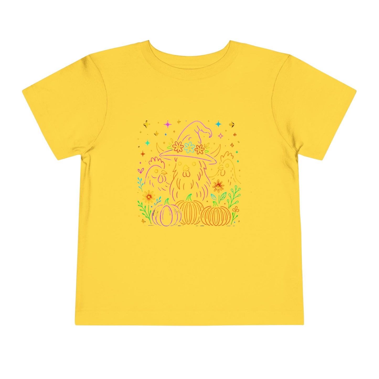 Witch Chicken Halloween Toddler Christmas Tee