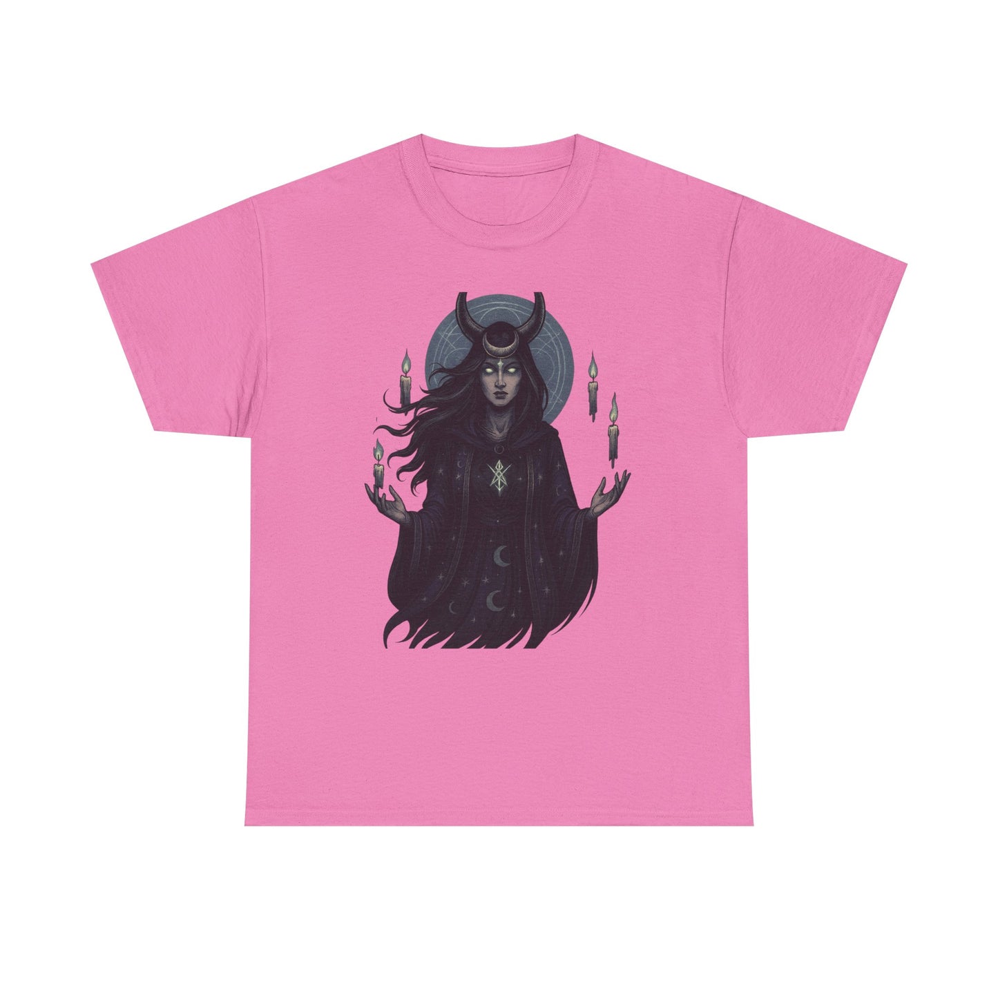 Moonlit Sorceress – Enchanted Candlelight Tee