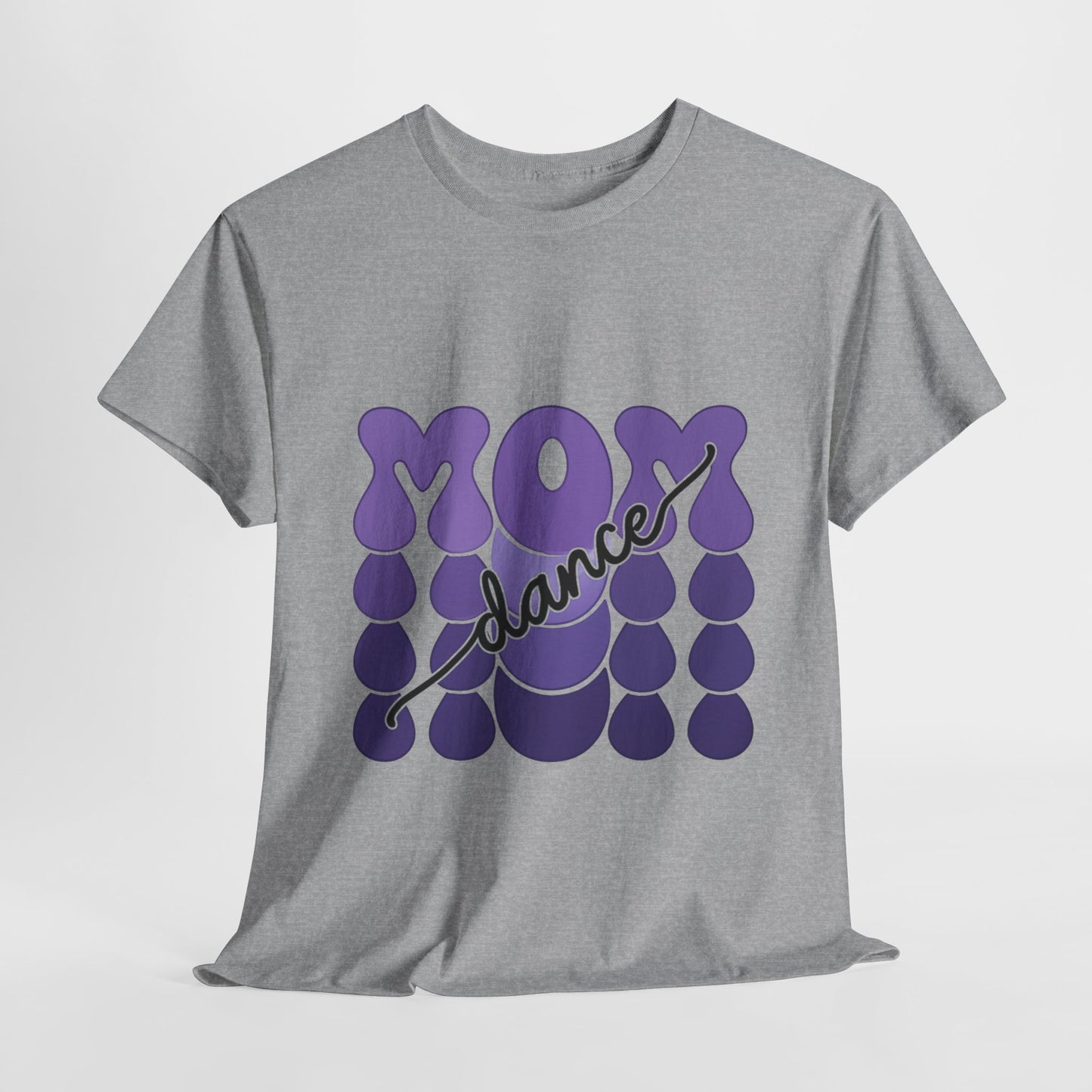 MOM Dance – Purple Letter Stage Spirit Tee