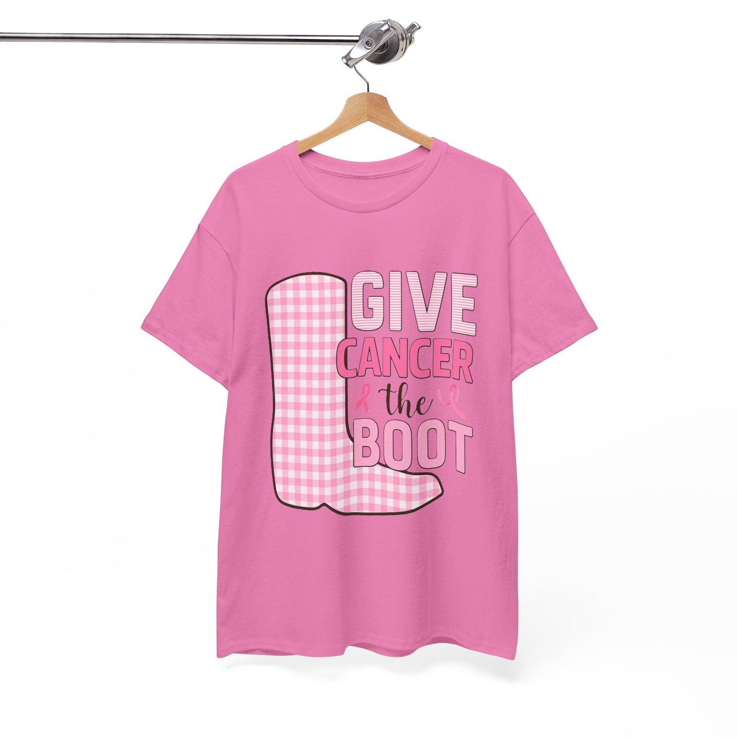 Give Cancer the Boot - Breast Cancer Awareness Tee