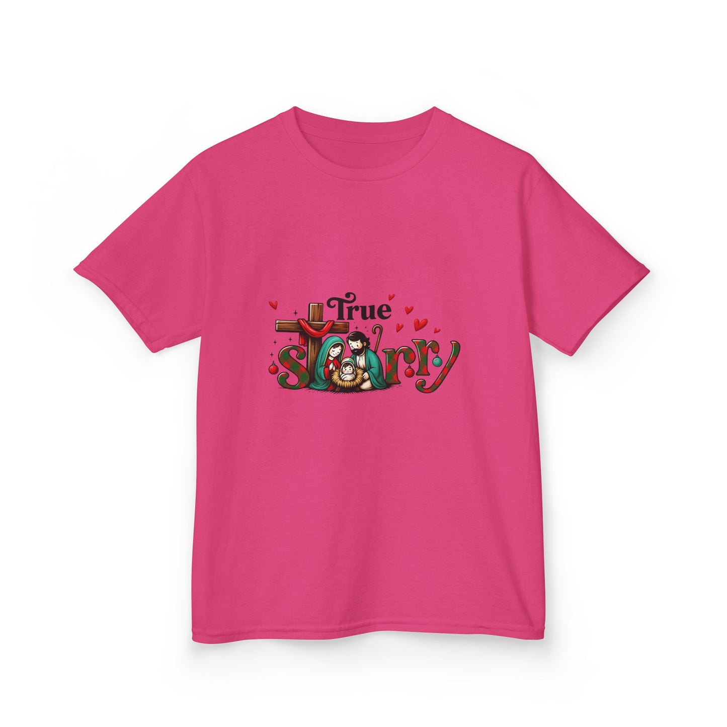 True Story Nativity Christmas Tee - Dinosaur Fun!