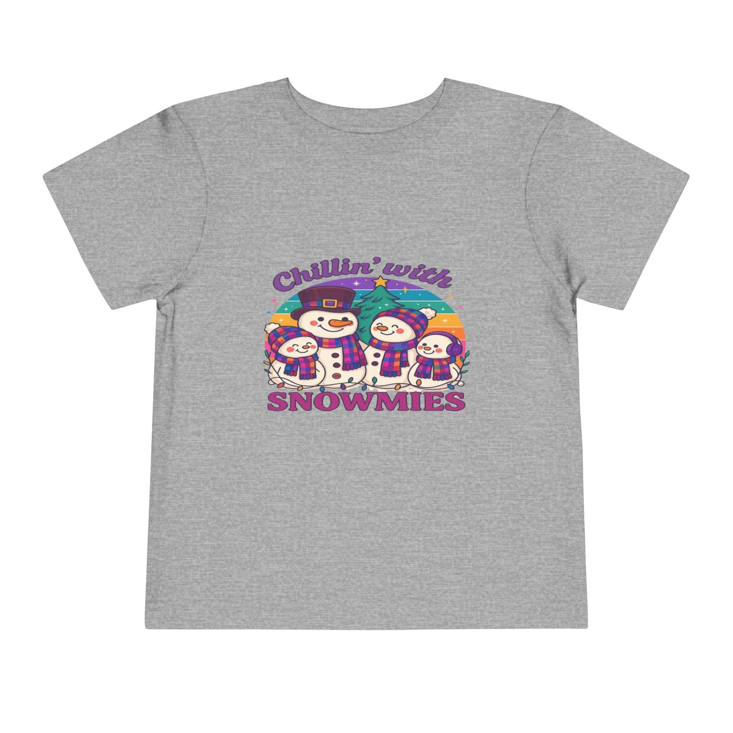 Chillin' with Snowmies Toddler Christmas Tee