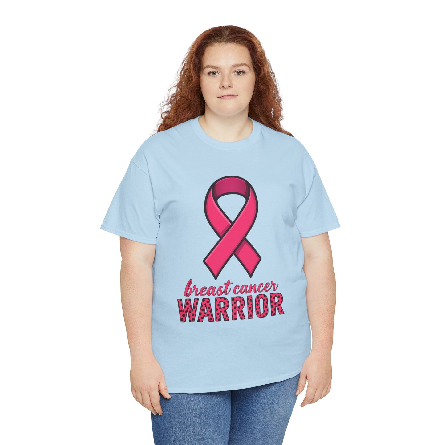 Breast Cancer Warrior Pink Ribbon Tee