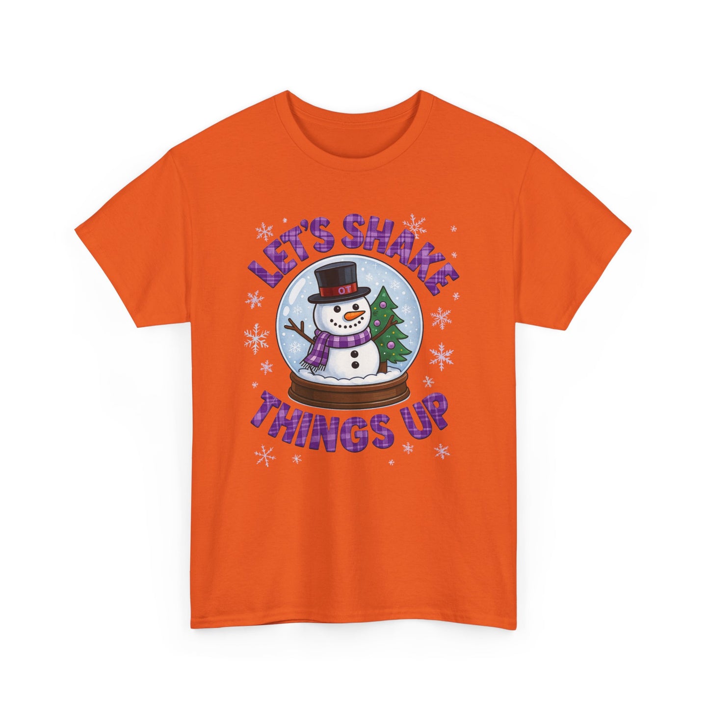 Snow Globe Tee with Let's Shake Things Up Design