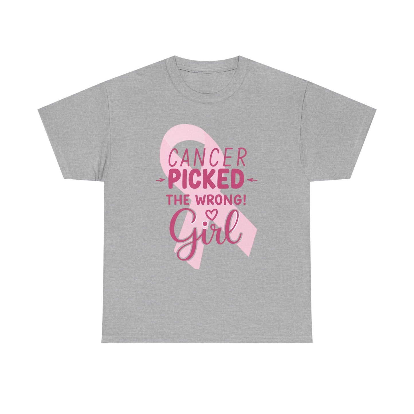 Cancer: The Wrong Picked Girl - Pink Ribbon Tee
