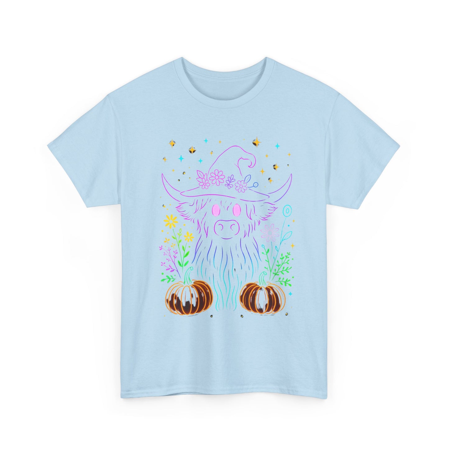 Highland Cow Witch Hat Tee