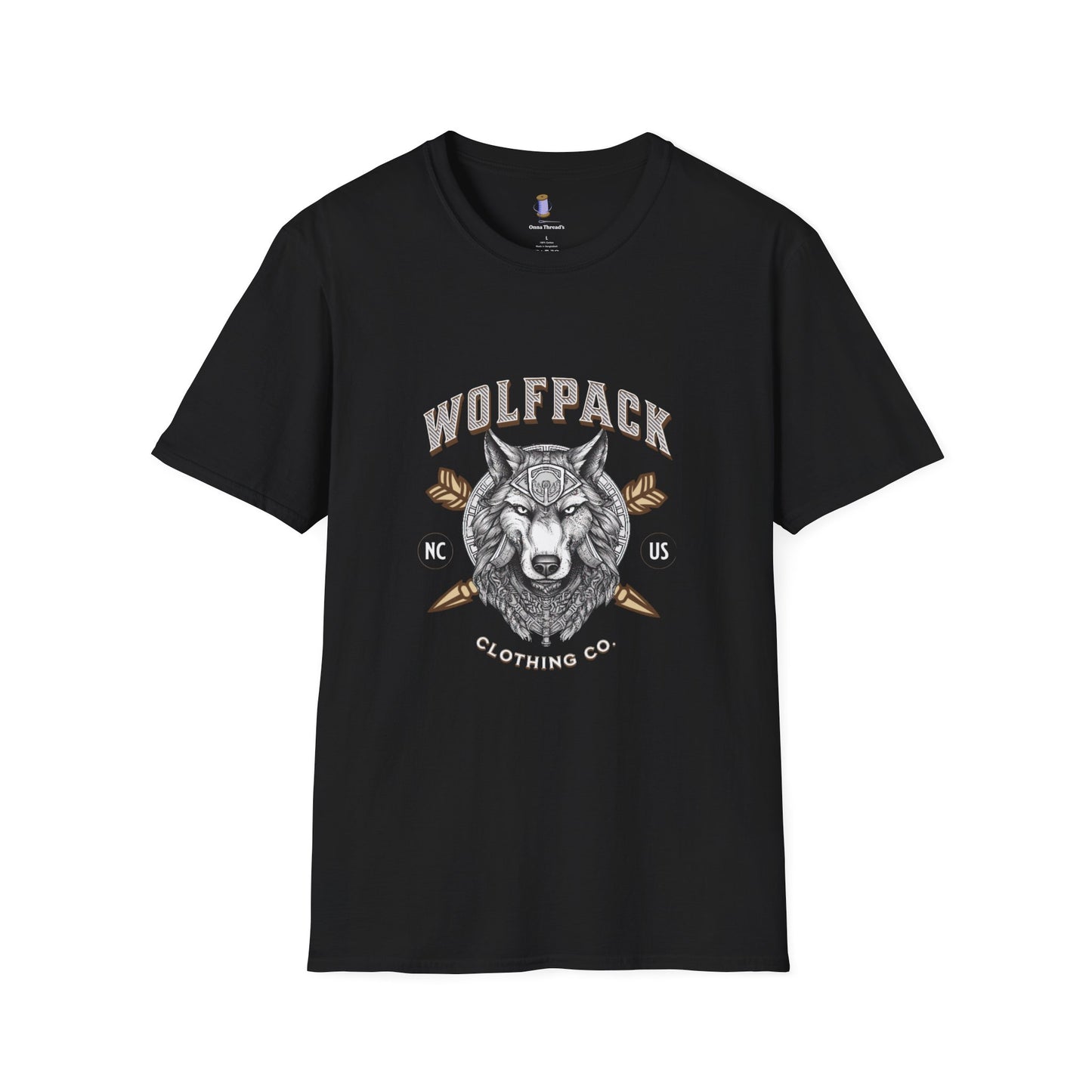 Wolfpack Graphic Unisex T-Shirt, Casual Wear, Gift for Nature Lovers, Outdoorsy Shirt, Unique Wolf Design, Perfect for Hiking