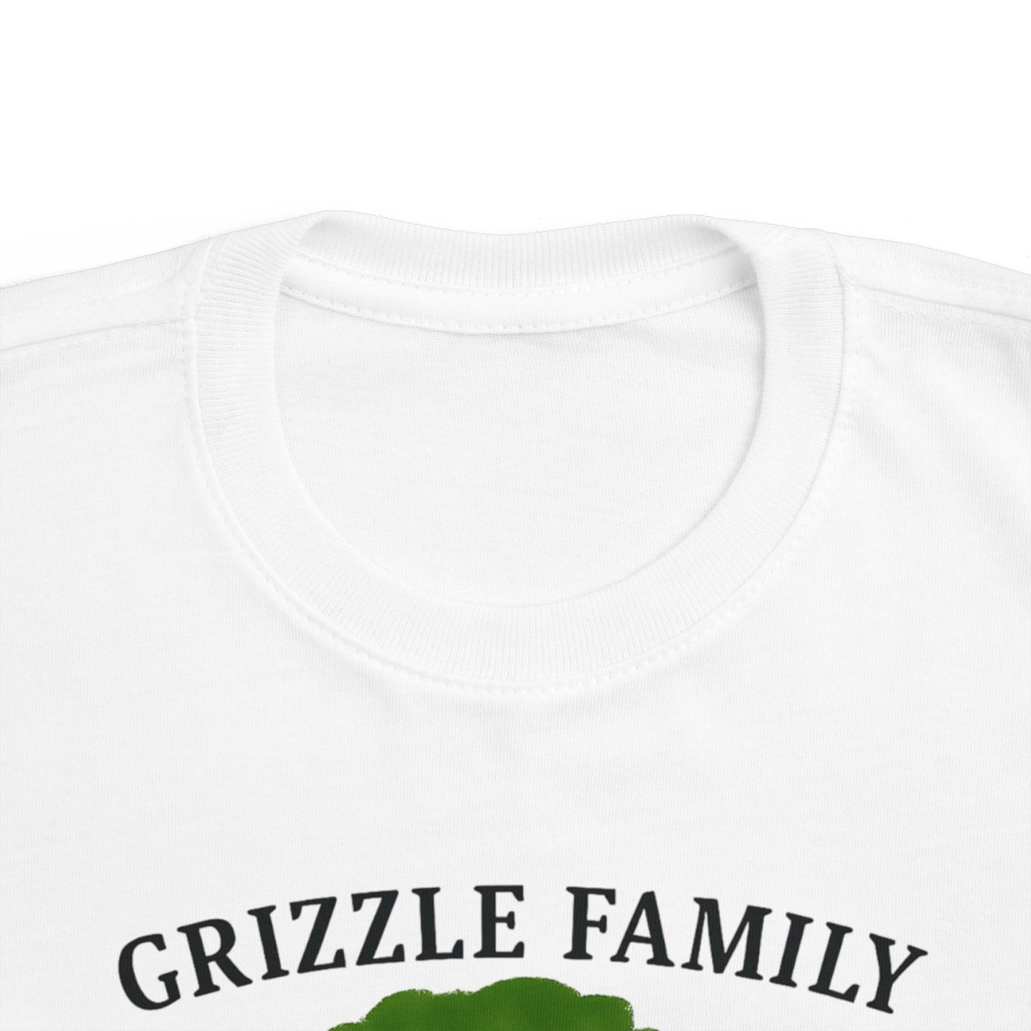 Personalized Grizzle Family Reunion Toddler Tee, Kid's Cotton T-Shirt, Children's Family Gathering Shirt, Custom Family Tee, Kids Event Shirt