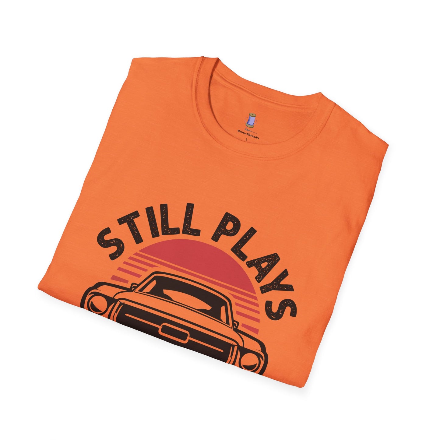 Retro Car Enthusiast T-Shirt, Still Plays with Cars Tee, Gift for Men, Vintage Auto Lover Shirt, Casual Wear, Birthday Present