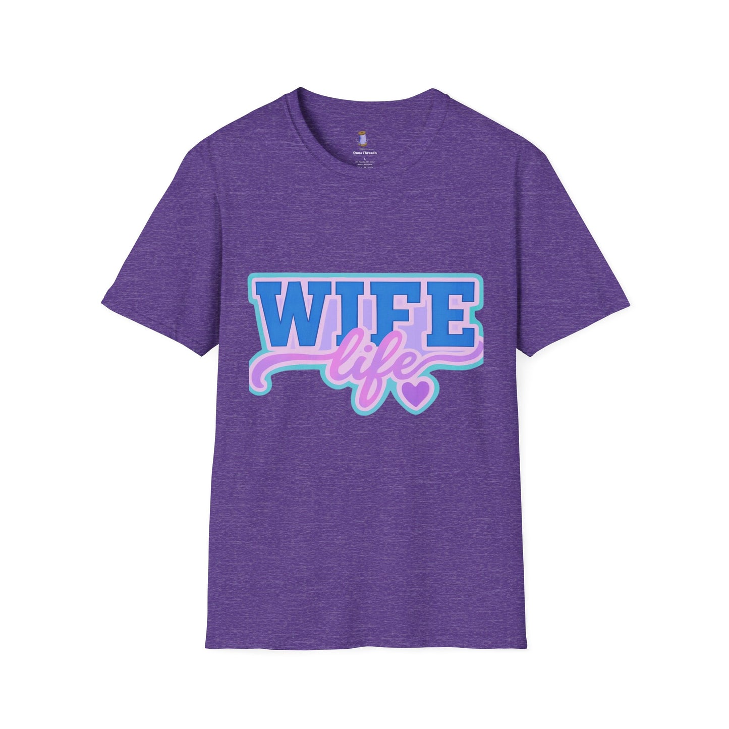 Wife Life T-Shirt, Cute Wife Tee, Unisex Graphic Shirt, Gift for Her, Couple's Apparel, Casual Wear, Birthday Gift