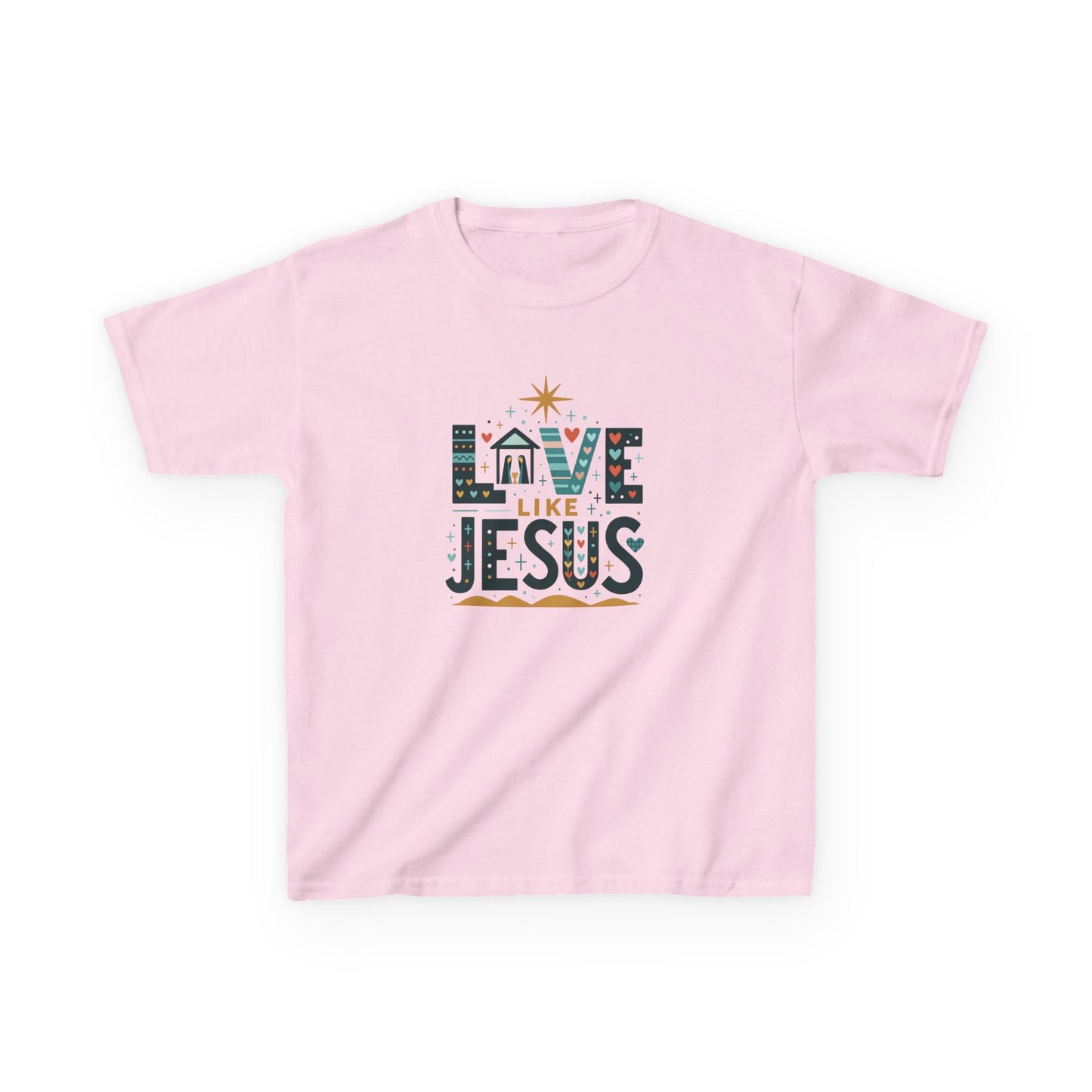 Love Like Jesus - Dino Christmas Tee