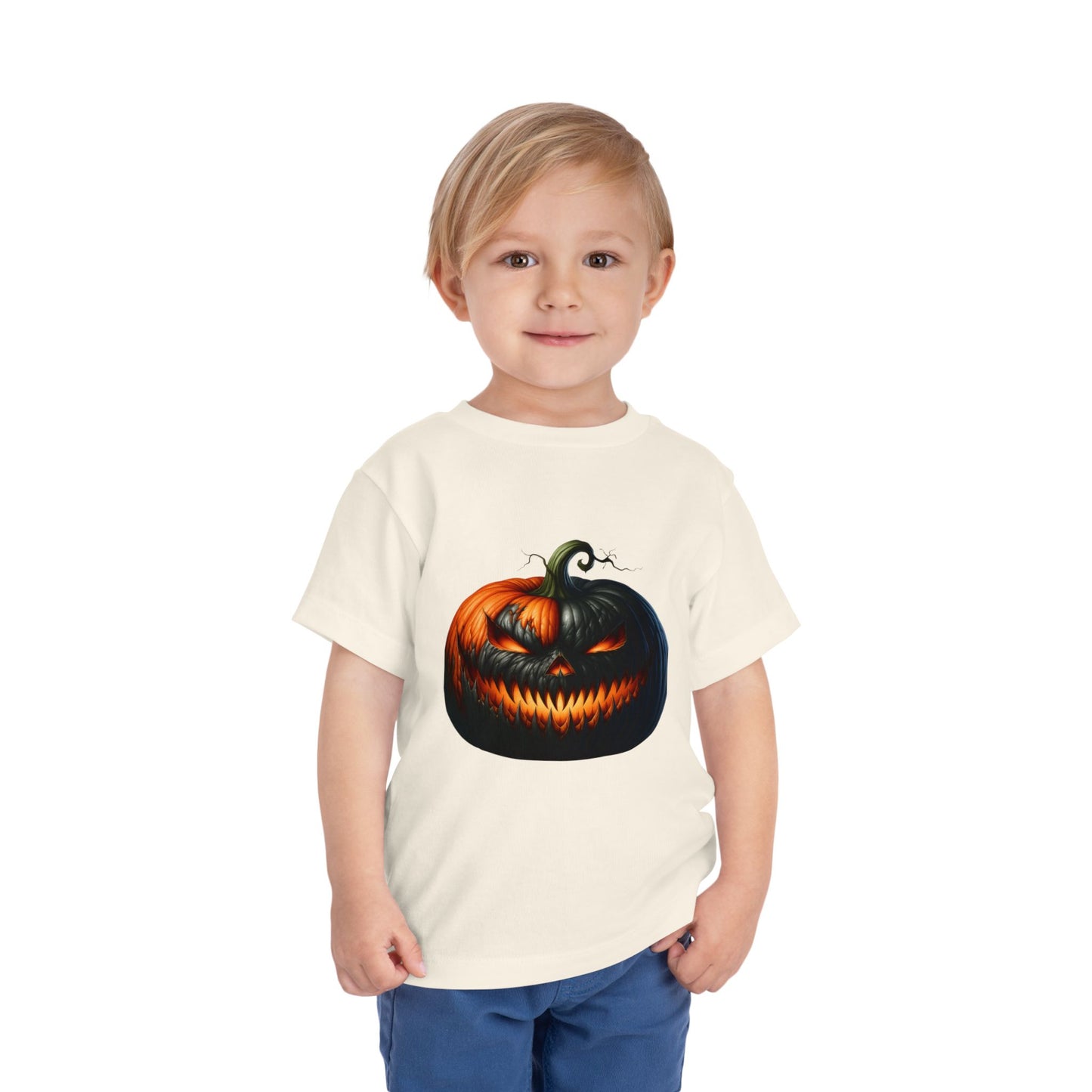 Spooky Jack-o'-Lantern Toddler Halloween Tee