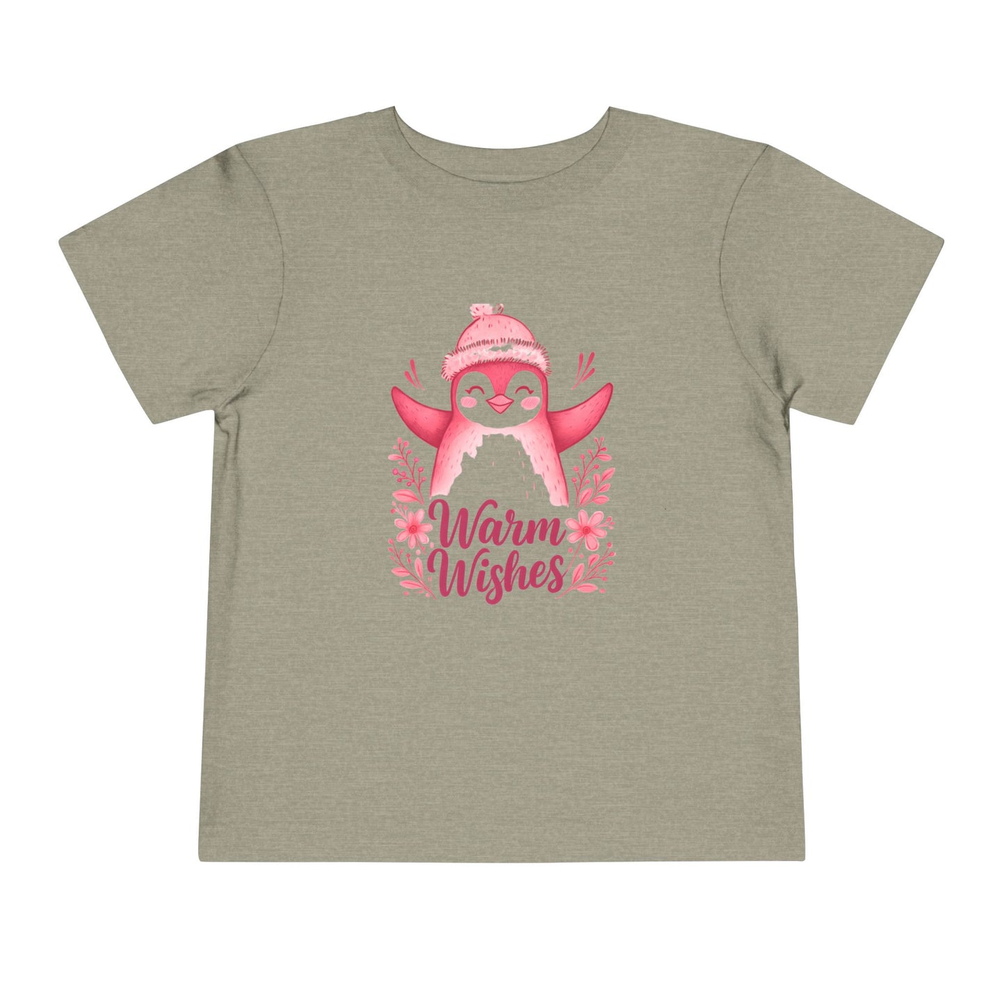 Warm Wishes Penguin Toddler Christmas Tee