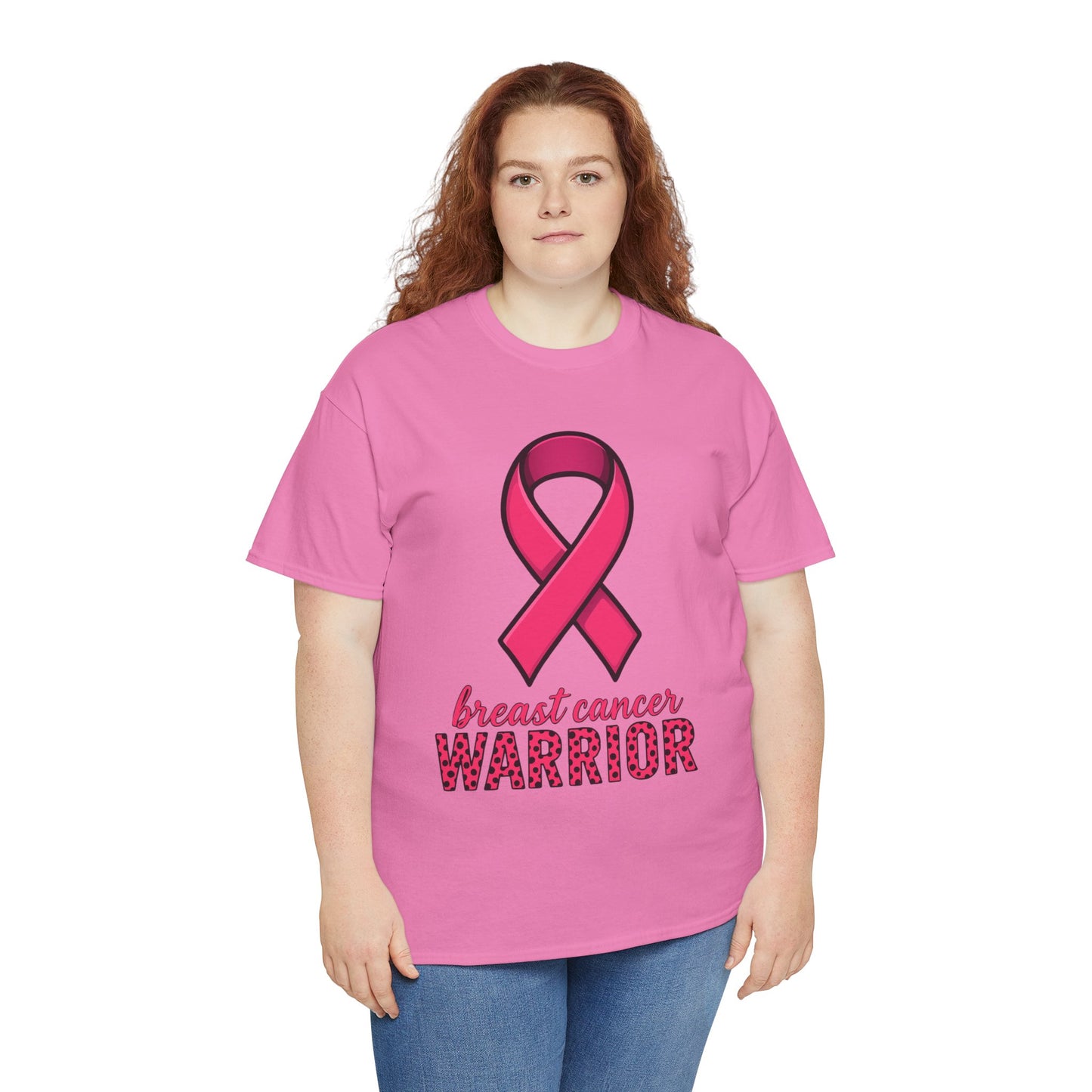 Breast Cancer Warrior Pink Ribbon Tee