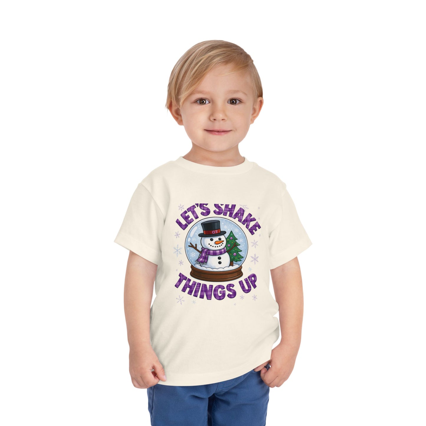 Shake Things Up! Snowman Christmas Toddler Tee