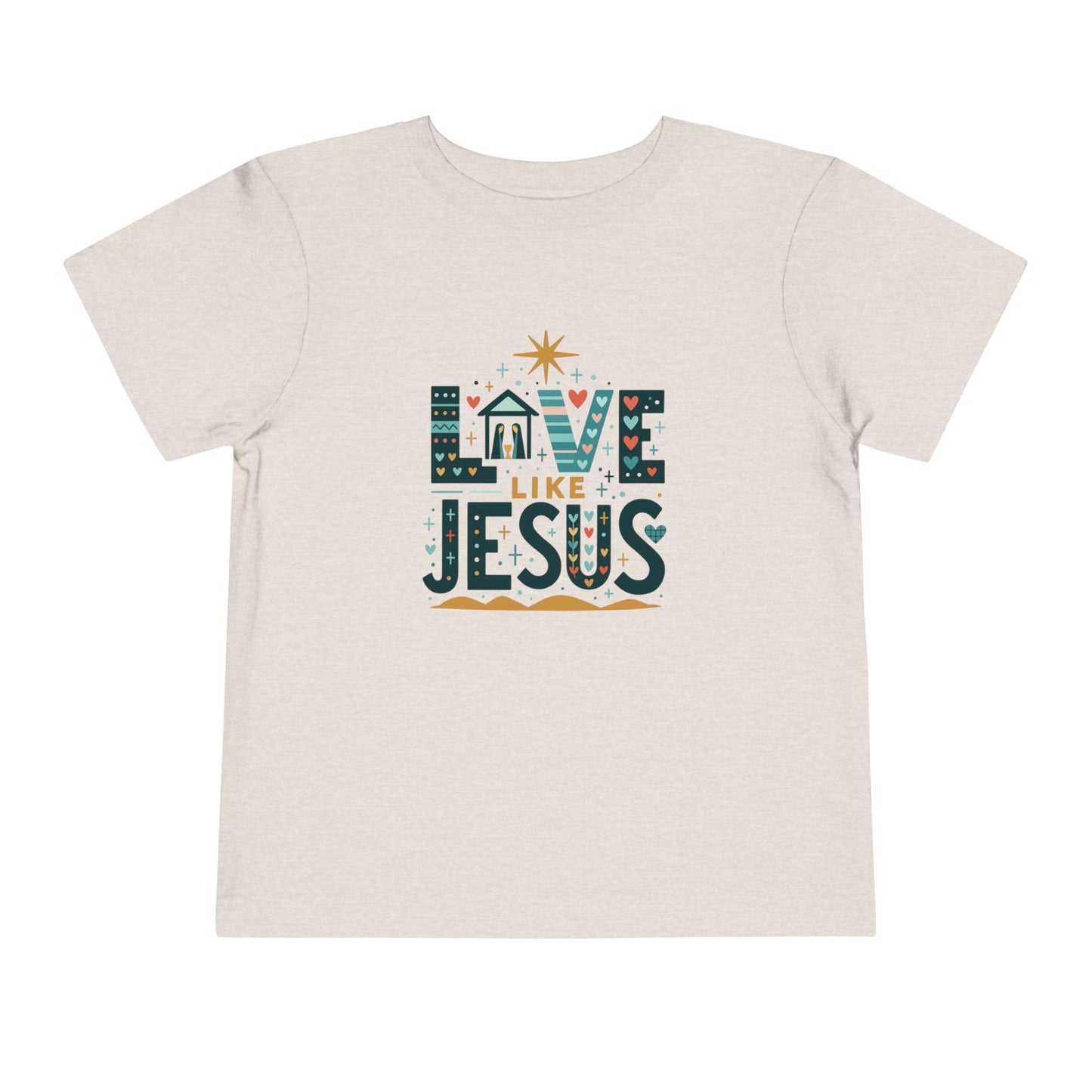 Love Like Jesus Christmas Tee - Toddler Holiday Shirt