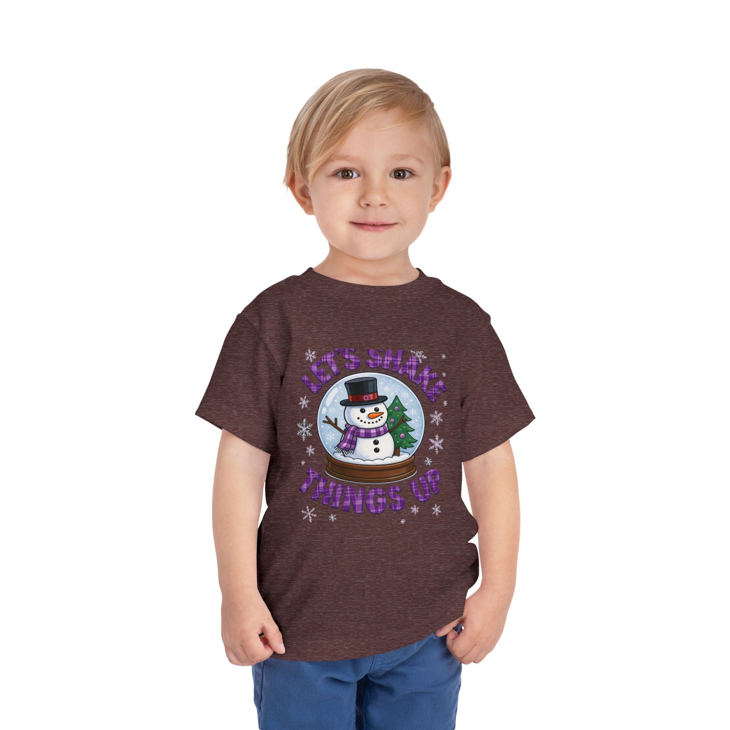 Shake Things Up! Snowman Christmas Toddler Tee