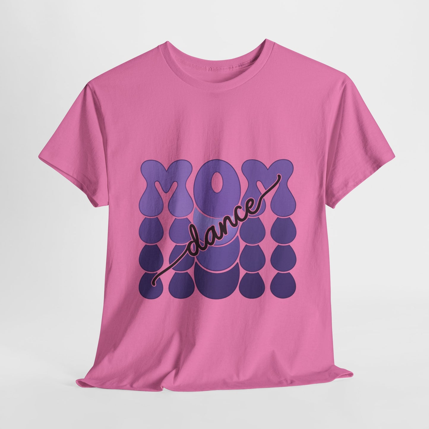 MOM Dance – Purple Letter Stage Spirit Tee